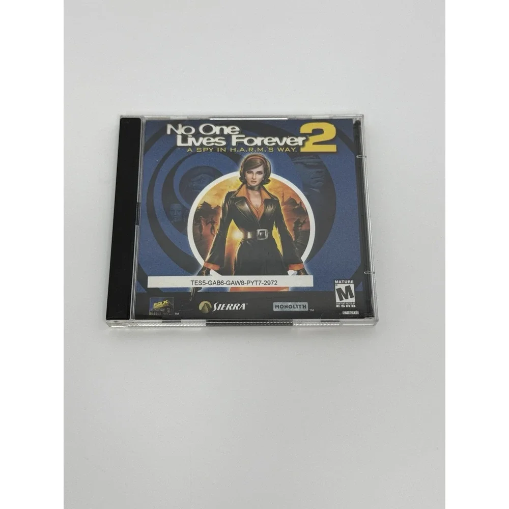 No One Lives Forever 2 A Spy in HARMS Way 2002 PC Game Monolith Windows Complete